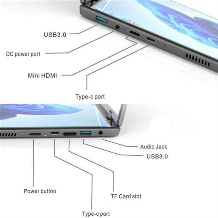 Dual Screen N95 Windows Laptops Notebook Dual Screen N95 Windows Laptops Notebook