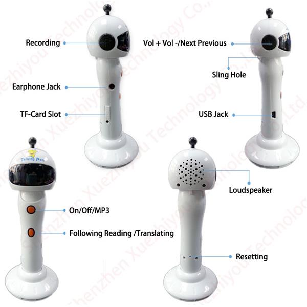 Instrumente personalizate de învățare personalizate pentru copii OID Smart Recording Pen Multi-limbi Traducere stilou Citiți stilou