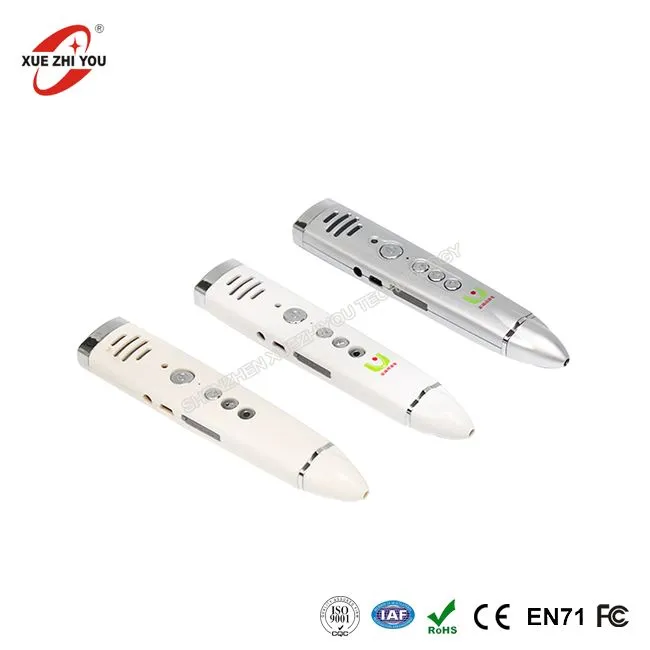 Elevii cititori WiFi citirea stilou cu căști Educație ieftină Vorbind stilou cu cărți ISO9001 Fabricarea Limbi Predarea