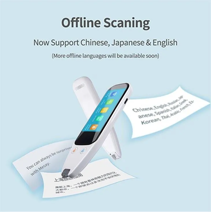 Stilo de traducere inteligent portabil pentru 112 limbi